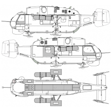TC 72064 Kamov Ka-32А11BC "Helix" Exterior Detail Set 1/72 TC 72064 Kamov Ka-32А11BC "Helix" Exterior Detail Set 1/72