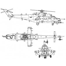 TC72068 Mil Mi-35M with EW Complex "Vitebsk" Exterior Detail Set 1/72 TC72068 Mil Mi-35M with EW Complex "Vitebsk" Exterior Detail Set 1/72