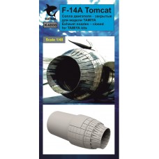 K4808 F - 14A Tomcat Exhaust nozzles  - closed 1/48