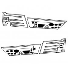 TC 48006 F-4F Phantom II Starboard Spoiler Panels Set 1/48
