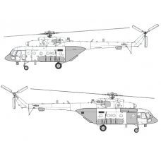 TC 72036 Mil Mi-8 AMTSh "Terminator" Conversion Detail Set 1/72 (Closed Ramp) TC 72036 Mil Mi-8 AMTSh "Terminator" Conversion Detail Set 1/72 (Closed Ramp)