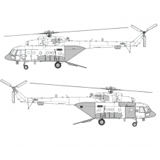 TC 72049 Mil Mi-8 AMTSh "Terminator" Conversion Detail Set 1/72 (Open Ramp) TC 72049 Mil Mi-8 AMTSh "Terminator" Conversion Detail Set 1/72 (Open Ramp)