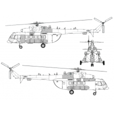 TC72090 Mil Mi-8 AMT-1 Conversion Detail Set TC72090 Mil Mi-8 AMT-1 Conversion Detail Set