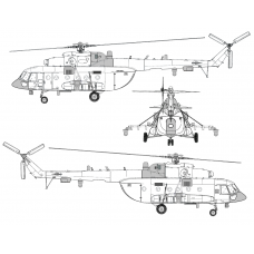 TC72102 Mil Mi-8 AMTSh-1 Conversion Detail Set TC72102 Mil Mi-8 AMTSh-1 Conversion Detail Set